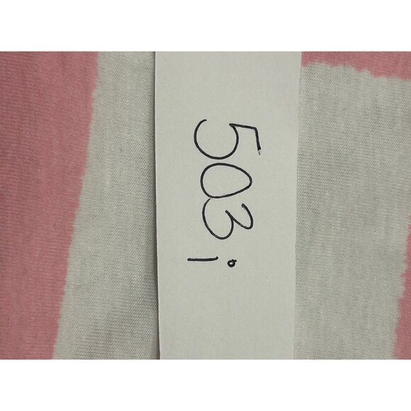 Liz Claiborne Pink White Geometric Print T-Shirt Sz XS - Picture 9 of 10